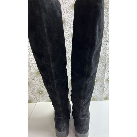 Born black suede over the knee boots - Picture 3 of 10